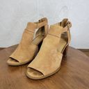 Jack Rogers  Womens Shoes Size 9.5M Brown Suede Open Toe Strap Chunk Heels Photo 3