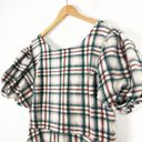 Krass&co Ivy City  Molly Plaid Flare Dress 1X Puff Sleeves Knee Length Plus Size Photo 8