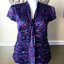 Style & Co  purple paisley button blouse,18W Photo 0