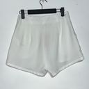 Missguided NEW  White Coord High Waisted Tailored Shorts Size 4 Photo 4