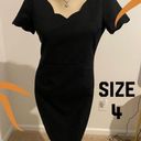 Sis Sis  BLACK SCALLOPED DESIGN DRESS SIZE 4🛍WORN ONCE. Photo 1