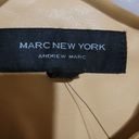 Marc New York NWT  Tan Faux leather Jacket Sz Xlarge Photo 6