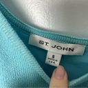 St. John  Knit Light Blue Cami Top and Wide Leg Pant Set Photo 3