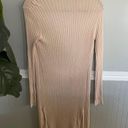 Lovers + Friends  Davenport Ribbed Knit Camel Duster Size Small Photo 7