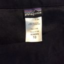 Patagonia  black skirt skort womens size 10 zip sides VNC Photo 2