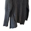 Joie Women’s  dark gray mixed knit open cardigan sweater Photo 6