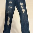 Dollhouse Jeans Women Junior Size 3 Button Fly Distressed Straight Leg Photo 0