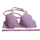 Shade & Shore NWOT 34C Underwire Light Purple Floral Wire Bikini Top Photo 6