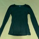 Old Navy Dark Army Green Long Sleeve Sweater Photo 0