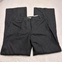 Loft Anne Taylor  Linen Julie Curvy Classic Trouser | Black | NWT Photo 2