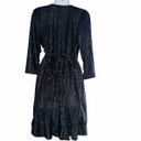 Tiana B New w Tags . Black Sparkle Ruffle Wrap Evening Party Dress Womens size Medium Photo 4