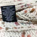 The Moon  & Madison Womens Cardigan Sweater Sz Large Chunky Confetti Cable Knit Open Photo 4