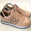 New Balance  574 Casual Sneaker Pink Black Glitter Youth 4/Women's 5.5 NEW Photo 2