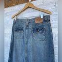 Polo  Ralph Lauren Front Slit Denim Maxi Skirt vintage Y2k size 10 Photo 7