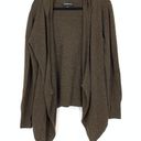 Betabrand  Women's Size S/M Open Front Cardigan Wool Sweater Long Sleeve Brown Photo 0