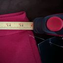 Jones Wear  Essential Red NWT Crease In Front &.Back Wide & Straight  Leg Sz 6 Photo 13