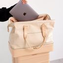 BEIS Travel The Weekender in Beige Photo 6