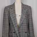 American Vintage Vintage Prisma Houndstooth Multicolored Tweed Black and White Blazer Photo 7