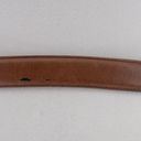 Coach  Brown Leather Belt Size Medium 8400 in British Tan Solid Brass Buckle Photo 3