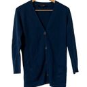 Isabel Marant  Teal Blue Cashmere Button Down Cardigan Sweater Photo 0