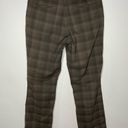 Nike  golf straight Leg Pants brown plaid size 12 Photo 2