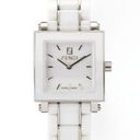 Fendi  Square Ceramic White Watch, Stainless Steel Photo 0