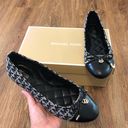 Michael Kors MK  Black Logo Print Flats Loafers Slip On Shoes Photo 0