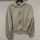 ZARA  cropped zip up hoodie Photo 0