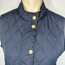 J. McLaughlin  Size Medium Quilted Snap Button Vest Black Sleeveless Outerwear Photo 5