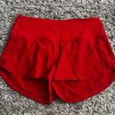 Lululemon  speed up high rise 2.5” dark red size 8 Photo 0