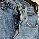 Levi's 501 Crop Straight Jeans Distressed Photo 4