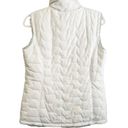 Free Country  Quilted Puffer Reversible Faux Fur Vest Women's S White Grey Photo 1