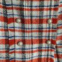 Sans Souci  Frayed Tweed Orange, White & Blue Mini Skirt Size L Photo 4