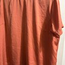 A New Day Dark Orange Silk Top Photo 0