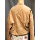 Universal Threads Universal Thread small tan Quilted Zip-Up Bomber Jacket Womens Photo 4