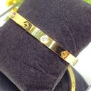 New! Bangle Bracelet Gold Photo 2