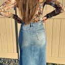 Risen Denim Maxi Skirt Photo 1