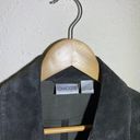 Chico's NWOT Chico’s 100% Leather Charcoal Jacket ( 1 ) Photo 2