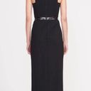 STAUD NWT  Sharmila Black Midi Dress Perfect for Work or Cocktail Photo 3