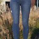 Spanx  NWT Distressed Denim High Rise Elastic Waist Jeggings size small Photo 2