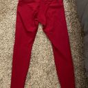 Lululemon red reversible  leggings Photo 2