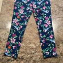 Time And Tru Pants Skinny Jegging Stretch Capris‎ Floral Womens Size Small Cropped Jeans Blue Photo 5