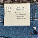 Universal Threads Universal Thread Floral Embroidered Super-High Rise Vintage Straight Jeans 6S/28  Photo 6