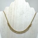 Twisted Solid 14K yellow gold  mesh rope necklace, 5.4g Photo 3