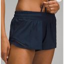 Lululemon blue Hotty Hot Low-Rise Lined Short 2.5" Photo 0