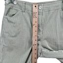 Jones New York  Sport Shorts Womens 8 Green White Striped Bermuda Stretch Casual Photo 6