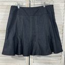 Krass&co NEW YORK CLOTHING  Denim Skirt Dark Wash w Contrast Stitching-14 Photo 1