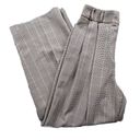 Topshop Top‎ Shop Women Pleated Glenn Plaid Womens  Wide Leg High Rise Trousers Size 6 Photo 0