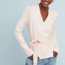 Anthropologie Ett:twa Harriet V-Neck Long Sleeve Wrap Sweater Light Pink Photo 0