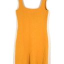 J.Crew  Squareneck mini knit sweater-dress Tuscan Sunflower Yellow Gold XS Photo 0